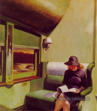 compartiment à bagages Edward Hopper Peinture à l'huile